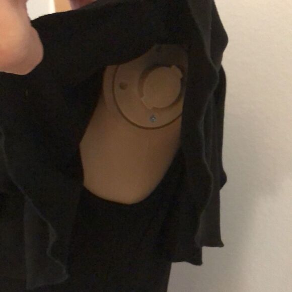 SZL Julie Brown NYC SELENA Night Out Dress w Ruffle Neckline in Black Color - Picture 7 of 10